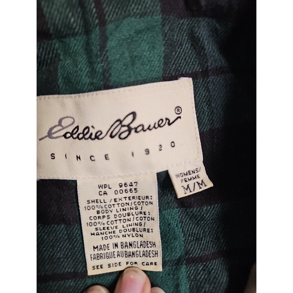 Eddie Bauer Jacket Womens Med Chore Coat Lined Sportshop Sport Shop Field Barn - Picture 2 of 7
